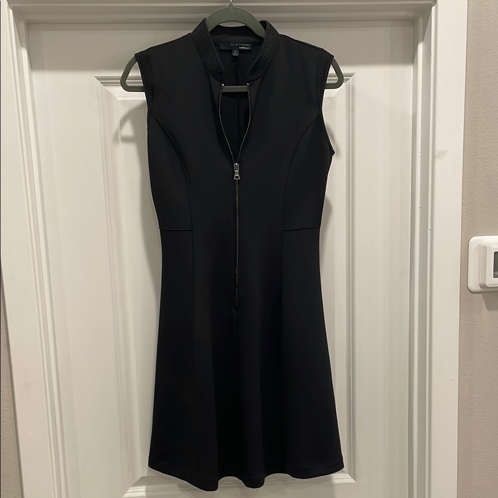 Elie Tahar Black Sleeveless Dress